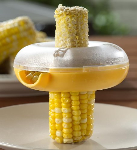 47% OFF, Yellow Clear Donut Shaped One Step Corn Peeler, Only $5.25+Free Shipping by Onfancy.com