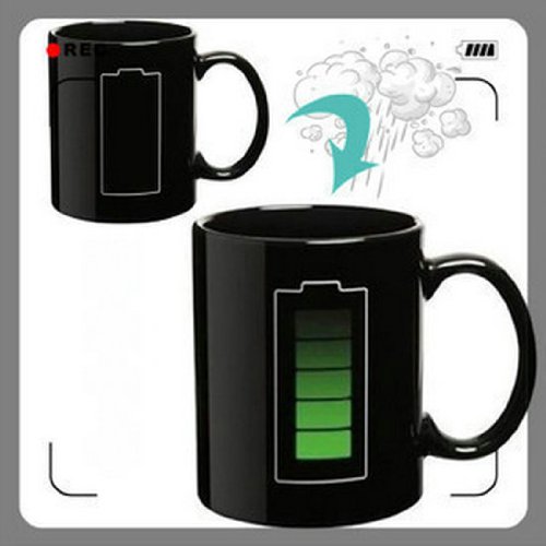 51% OFF, Battery Mug - Morph Colour Changing Heat Sensitive Coffee Tea Cup, Only $9.49+Free Shipping by Onfancy.com